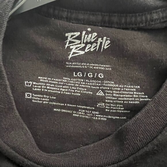 Black Blue Beetle t-shirt - Picture 3 of 3